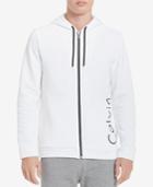 Calvin Klein Men's Logo Full-zip Hoodie, Created For Macy's