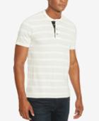 Kenneth Cole New York Men's Textured Striped Henley