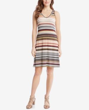 Karen Kane Striped A-line Dress