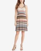 Karen Kane Striped A-line Dress
