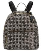 Tommy Hilfiger Julia Monogram Jacquard Dome Backpack, Created For Macy's