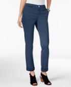 Style & Co Petite Chino Boyfriend Pants, Created For Macy's
