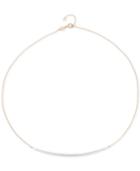 Elsie May Diamond Choker Necklace (1/3 Ct. T.w.) In 14k Gold & Sterling Silver, 13-1/2 + 1 Extender