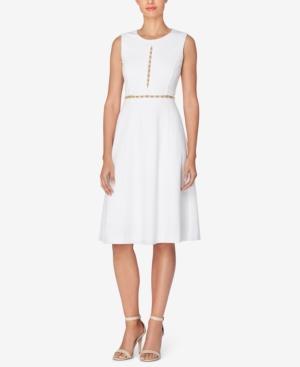 Catherine Malandrino Leonor Embellished Fit & Flare Dress