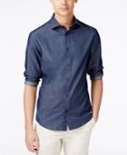 Armani Jeans Men's Camicia Denim Long-sleeve Shirt