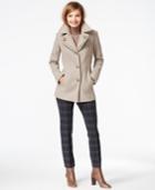 London Fog Layered-collar Peacoat