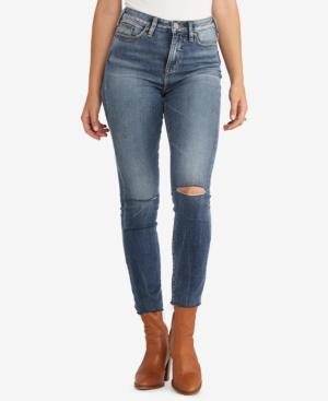 Silver Jeans Co. Robson Ripped High-rise Jeggings