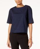 Rachel Rachel Roy Pinstriped Button-back Top