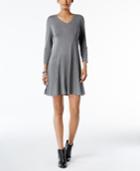 Style & Co V-neck Swing Dress, Only At Macy's