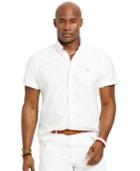 Polo Ralph Lauren Men's Big And Tall Short-sleeved Oxford Shirt