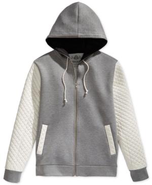American Rag Men's Neoprene Quilted Sweatshirt