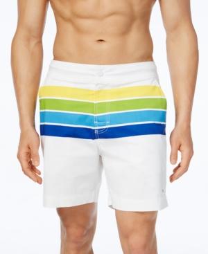 Tommy Hilfiger Men's Sunset Stripe Board Shorts
