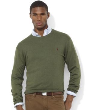 Polo Ralph Lauren Sweater, Crew Neck Pima Cotton Sweater