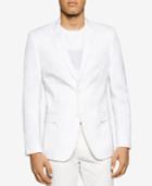 Calvin Klein Men's Slim-fit White Blazer