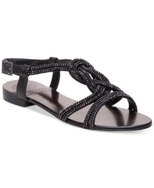 Vince Camuto Jalina Embellished Flat Sandals Women's Shoes