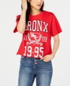 Rebellious One Juniors' Bronx Crop Graphic T-shirt