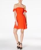 Astr Rosaria Off-the-shoulder Dress