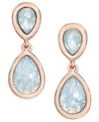 Charter Club Gold-tone Blue Stone Drop Earrings, Only At Macy's
