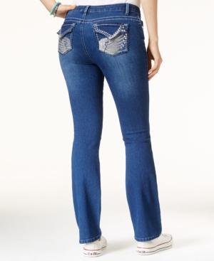 Freestyle Juniors' Embellished Bootcut Jeans