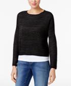 Eileen Fisher Silk-linen-blend Sweater, Regular & Petite