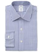 Brooks Brothers Men's Regent Classic-fit Blue Striped Dress Shirt