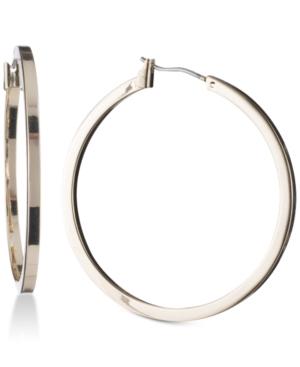 Dkny 1 1/2 Thin Hoop Earrings, Created For Macy's