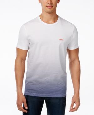 Hugo Boss Green Men's Olimpia Ombre Graphic-print T-shirt
