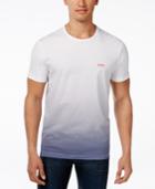 Hugo Boss Green Men's Olimpia Ombre Graphic-print T-shirt