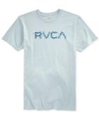 Rvca Men's Digi Big Logo Print T-shirt