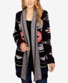 Lucky Brand Open-front Shawl-collar Cardigan