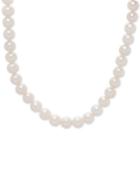 Cultured Freshwater Pearl (6mm) 18 Collar Necklace