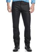 Ring Of Fire Coated Slim-fit Straight-leg Jeans, Park La Brea Wash