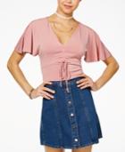 Polly & Esther Juniors' Ruched Crop Top