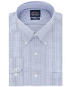 Eagle Slim-fit Non-iron Blue Check Dress Shirt