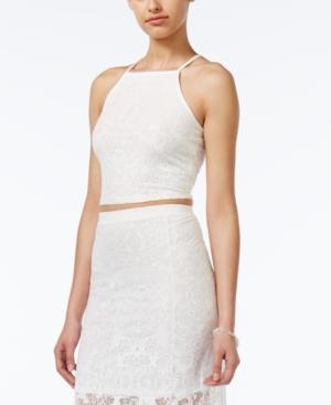 Material Girl Juniors' Burnout Crop Top, Only At Macy's