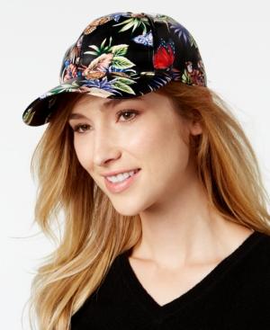 August Hats Tropical Floral-print Baseball Cap