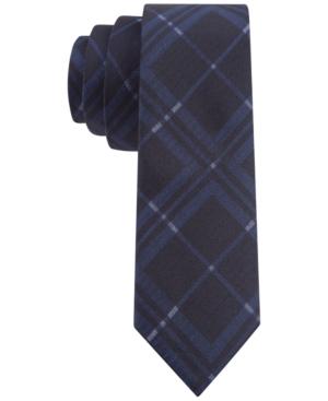 Calvin Klein Jumbo Graphic Grid Skinny Tie