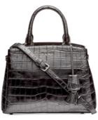Dkny Paige Croc Embossed Satchel, Created For Macy's