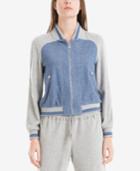 Max Studio London Colorblocked Bomber Jacket