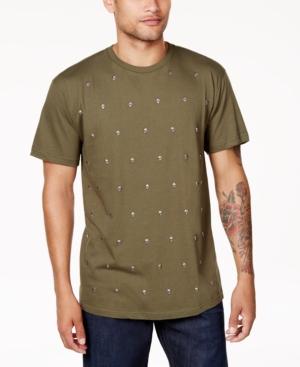Sean John Men's Skull Studded T-shirt