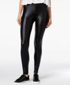 Material Girl Juniors' Faux-leather Leggings, Only At Macy's