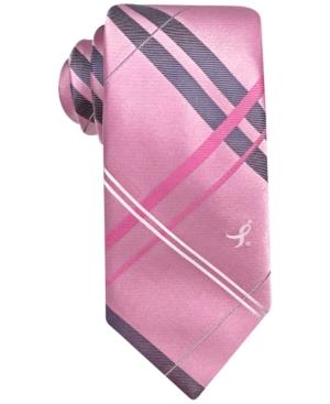 Susan G Komen Men's Plaid Tie