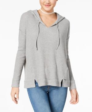 Roxy Juniors' Waffle-knit Pullover Hoodie