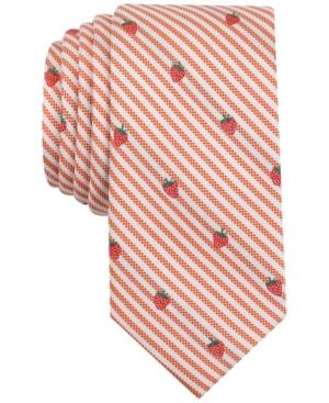 Bar Iii Men's Strawberry Conversational Slim Tie, Only At Macy's