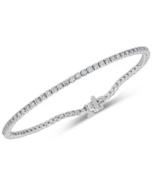 Diamond Tennis Bracelet (2 Ct. T.w.) In 14k White Gold