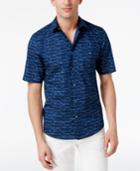 Alfani Men's James Geometric-print Cotton Shirt, Only At Macy's