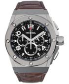 Tw Steel Unisex Chronograph Ceo Tech Brown Leather Strap Watch 44mm Ce4013