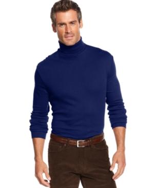 John Ashford Long-sleeve Turtleneck Interlock Shirt