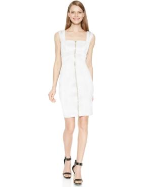 Calvin Klein Zip-front Sheath Dress