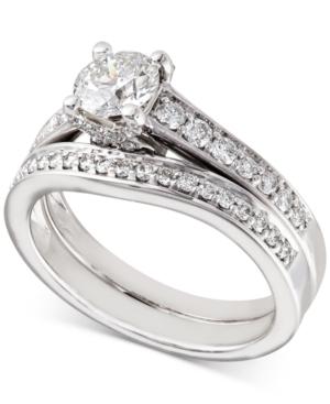 X3 Certified Diamond Bridal Set (1-1/5 Ct. T.w.) In 18k White Gold